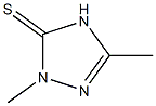 2,4-Dihydro-2,5-dimethyl-3H-1,2,4-triazole-3-thione Struktur