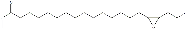 16,17-Epithioicosanoic acid methyl ester Struktur