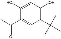 5'-tert-Butyl-2',4'-dihydroxyacetophenone Struktur