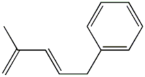 (E)-2-Methyl-5-phenyl-1,3-pentadiene Struktur