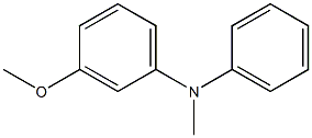 N-Methyl-N-phenyl-3-methoxyaniline Struktur