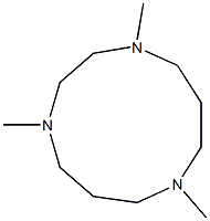 1,4,8-Trimethyl-1,4,8-triazacycloundecane Struktur