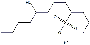 8-Hydroxydodecane-4-sulfonic acid potassium salt Struktur