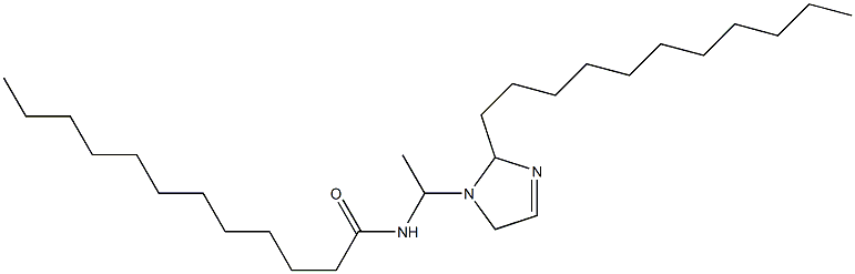 1-(1-Lauroylaminoethyl)-2-undecyl-3-imidazoline Struktur