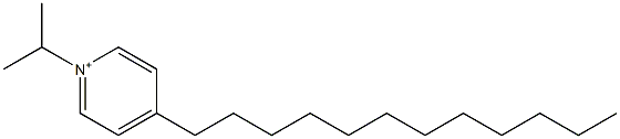 1-Isopropyl-4-dodecylpyridinium Struktur