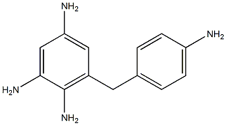 6-[(4-Aminophenyl)methyl]-1,2,4-benzenetriamine Struktur