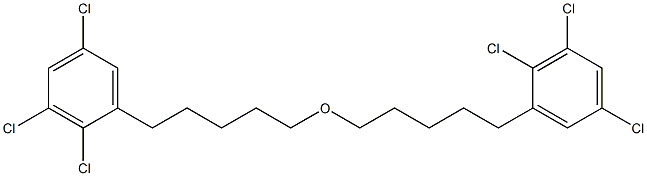 2,3,5-Trichlorophenylpentyl ether Struktur