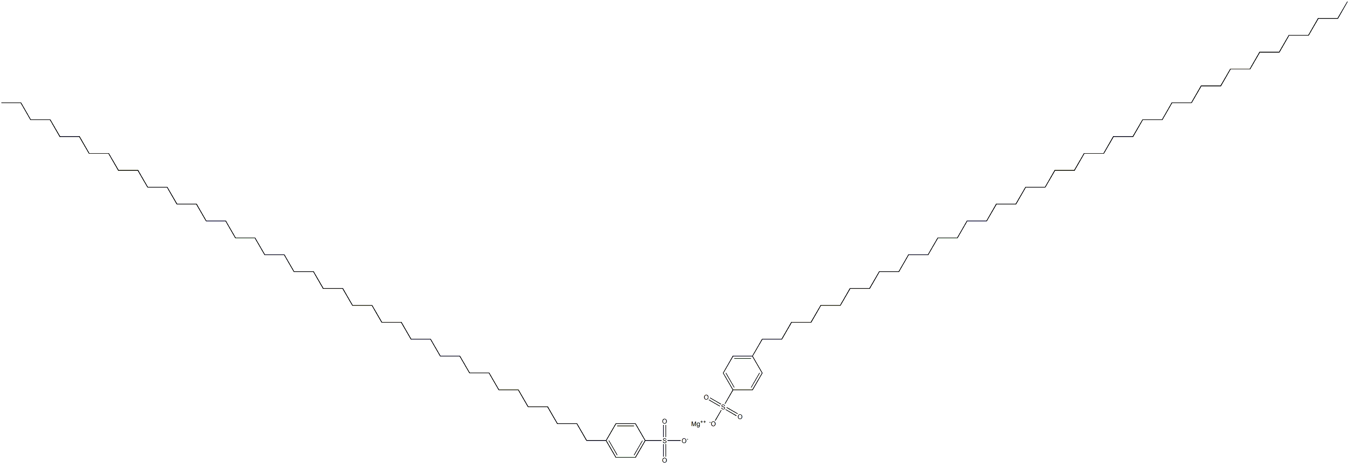 Bis[4-(hentetracontan-1-yl)benzenesulfonic acid]magnesium salt Struktur