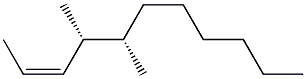 (4R,5S,Z)-4,5-Dimethyl-2-undecene Struktur