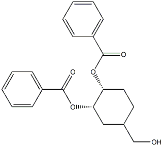 (3S,4R)-3,4-Bis(benzoyloxy)cyclohexanemethanol Struktur