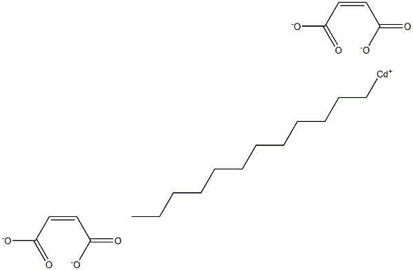 Bis(maleic acid 1-dodecyl)cadmium salt Struktur