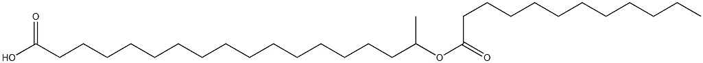 17-Dodecanoyloxyoctadecanoic acid Struktur