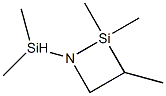 1-Dimethylsilyl-2,2,3-trimethyl-1-aza-2-silacyclobutane Struktur