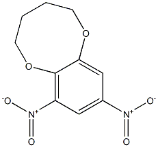 2,3,4,5-Tetrahydro-7,9-dinitro-1,6-benzodioxocin Struktur