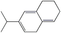 1,2,3,5-Tetrahydro-7-isopropylnaphthalene Struktur