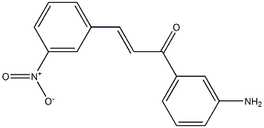 3'-Amino-3-nitro-trans-chalcone Struktur