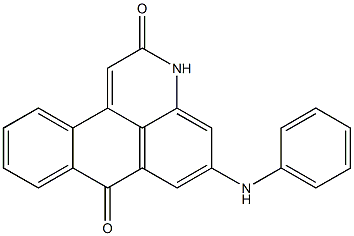 5-Anilino-2,3-dihydro-7H-dibenz[f,ij]isoquinoline-2,7-dione Struktur