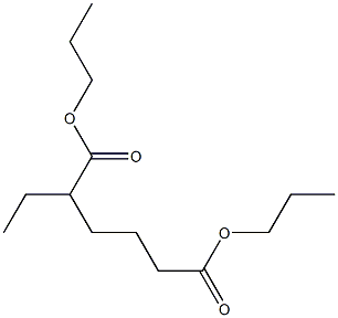 Hexane-1,4-dicarboxylic acid dipropyl ester Struktur