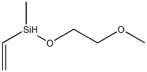 Ethenyl(2-methoxyethoxy)(methyl)silane Struktur