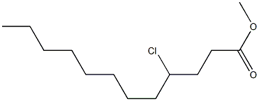 4-Chlorolauric acid methyl ester Struktur