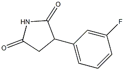 2-(m-Fluorophenyl)succinimide Struktur