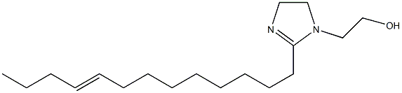 2-(9-Tridecenyl)-2-imidazoline-1-ethanol Struktur