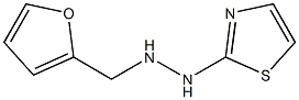 2-[2-(2-Furanylmethyl)hydrazino]thiazole Struktur