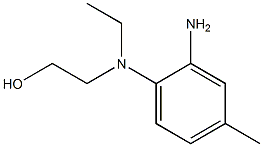 2-[Ethyl(2-amino-4-methylphenyl)amino]ethanol Struktur