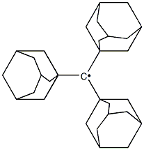 Tris(adamantan-1-yl)methyl radical Struktur