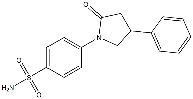 1-(p-Sulfamoylphenyl)-4-phenylpyrrolidin-2-one Struktur