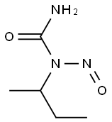 1-sec-Butyl-1-nitrosourea Struktur