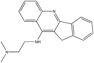 10-[(2-Dimethylaminoethyl)amino]-11H-indeno[1,2-b]quinoline Struktur