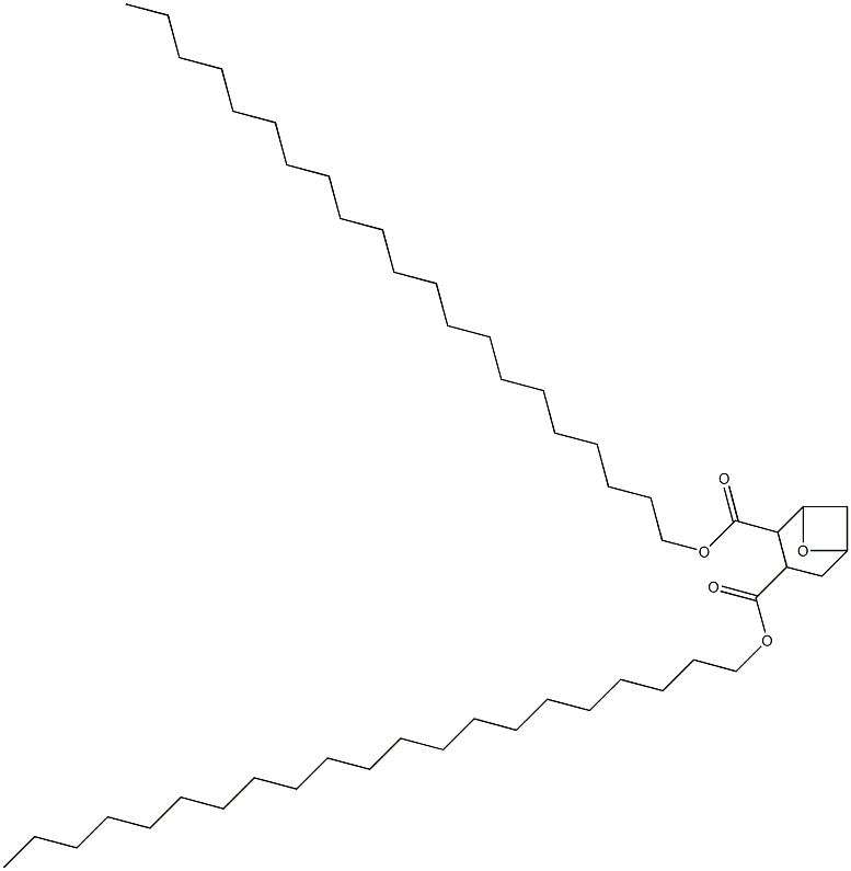 7-Oxabicyclo[3.1.1]heptane-2,3-dicarboxylic acid dihenicosyl ester Struktur