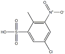 5-Chloro-2-methyl-3-nitrobenzenesulfonic acid Struktur