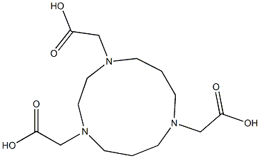 1,4,8-Triazacycloundecane-1,4,8-triacetic acid Struktur