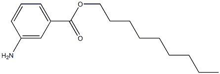 3-Aminobenzoic acid nonyl ester Struktur