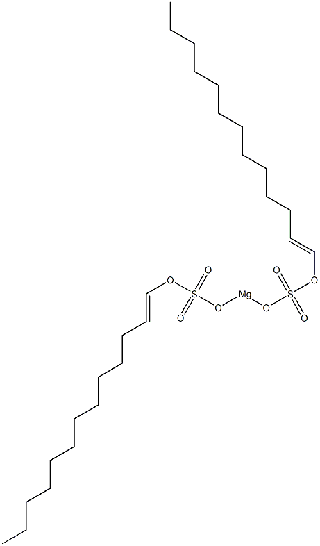 Bis[(1-tridecenyloxy)sulfonyloxy]magnesium Struktur