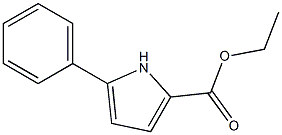 5-Phenyl-1H-pyrrole-2-carboxylic acid ethyl ester Struktur