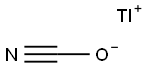 Cyanic acid thallium(I) salt Struktur