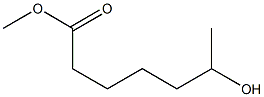 6-Hydroxyheptanoic acid methyl ester Struktur