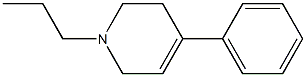 1-Propyl-4-phenyl-1,2,3,6-tetrahydropyridine Struktur