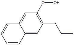 3-Propyl-2-naphtyl hydroperoxide Struktur