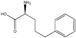 (S)-2-Amino-5-phenylpentanoic acid Struktur