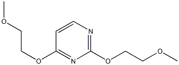 2,4-Bis(2-methoxyethoxy)pyrimidine Struktur