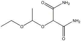 (1-Ethoxyethoxy)malonamide Struktur