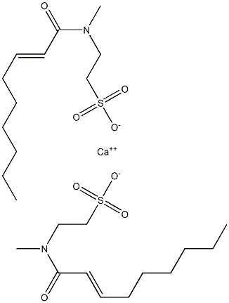 ビス[N-(2-ノネノイル)-N-メチルタウリン]カルシウム 化學構(gòu)造式