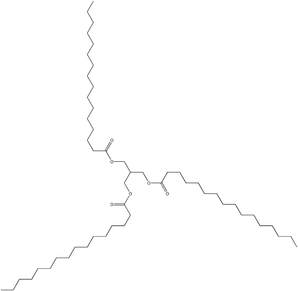 2-[(Palmitoyloxy)methyl]-1,3-propanediol dipalmitate Struktur