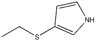 3-Ethylthio-1H-pyrrole Struktur