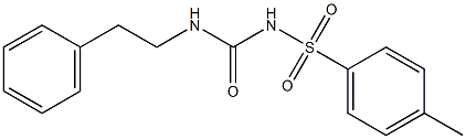 1-(2-Phenylethyl)-3-(4-methylphenylsulfonyl)urea Struktur