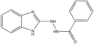 2-(1H-Benzimidazol-2-yl)-1-benzoylhydrazine Struktur